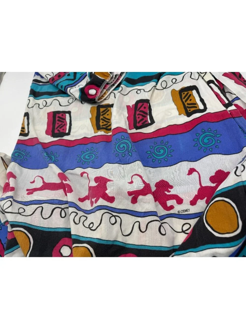 Vintage Disney Lion King Simba Timon & Pumbaa Pillowcase and Fitted Kids Bedding